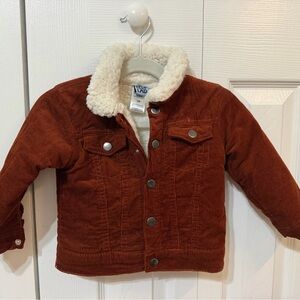 Toddler Corduroy Jacket with Sherpa Collar 18M
